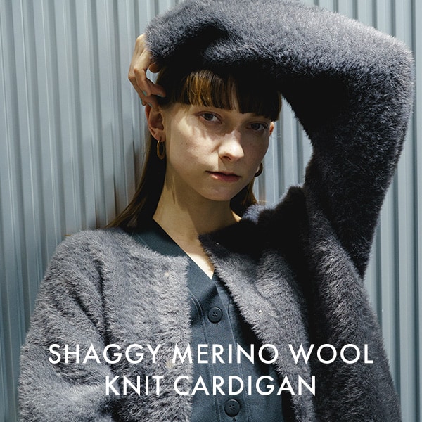 SHAGGY KNIT CARDIGAN