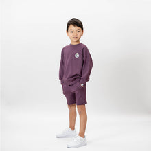 Load image into Gallery viewer, wkid little shorts - black plum