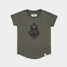 Load image into Gallery viewer, pandiamond tee - oil green