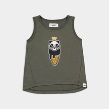 Load image into Gallery viewer, panda scoop tank - oil green